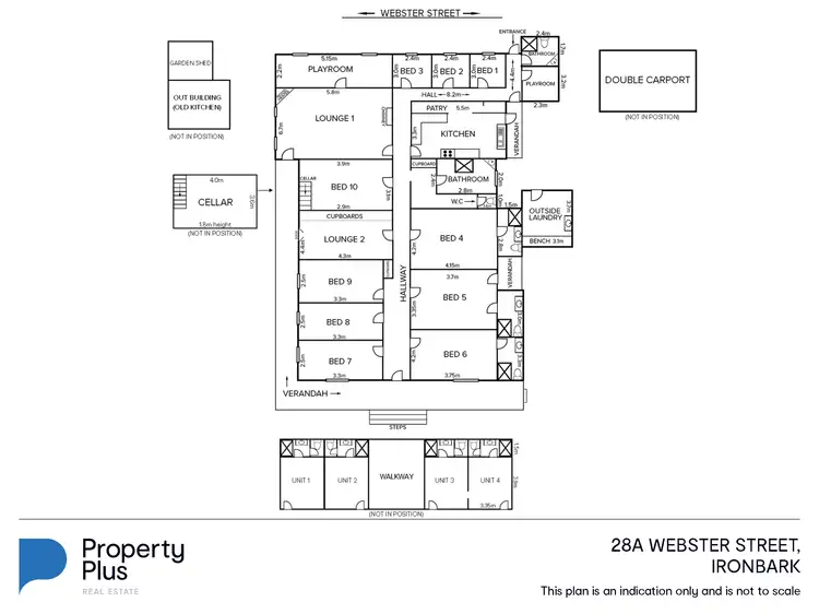 Floorplan of Homely house listing, 28A Webster Street, Ironbark VIC 3550