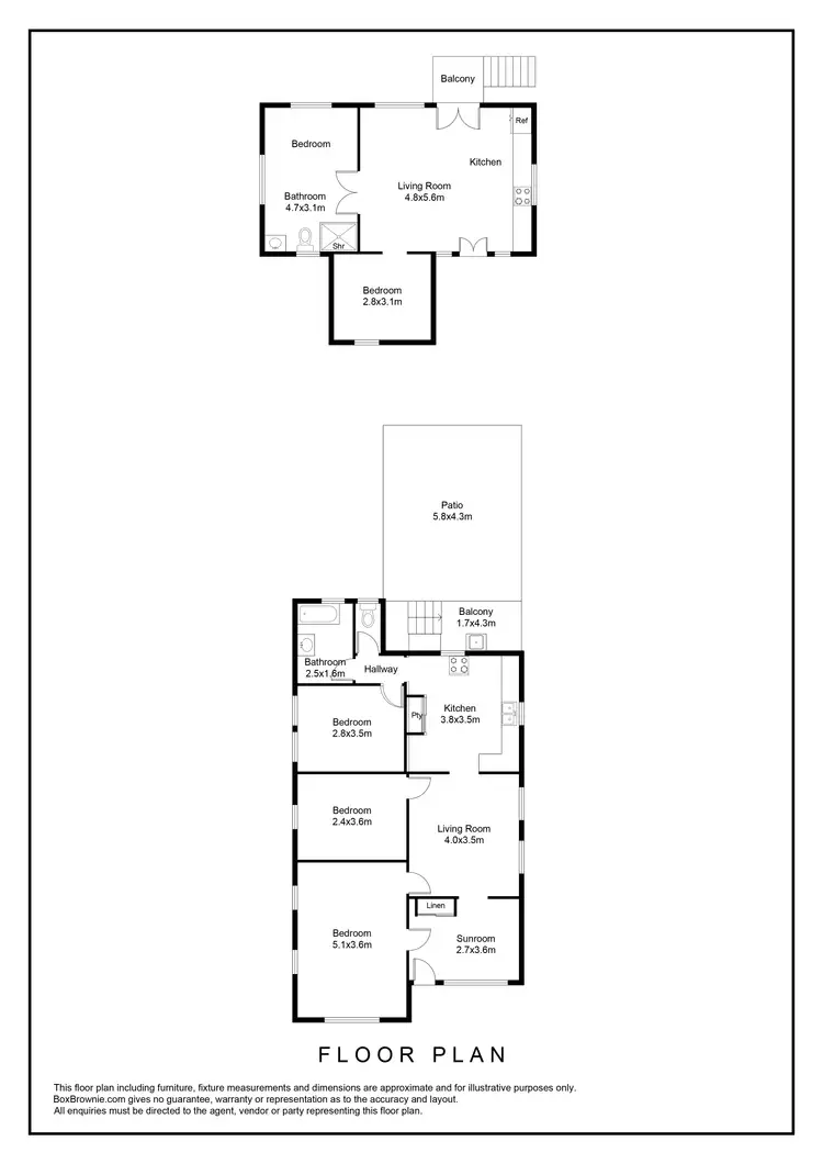 Floorplan of Homely house listing, 9 Edgar Street, Bungalow QLD 4870