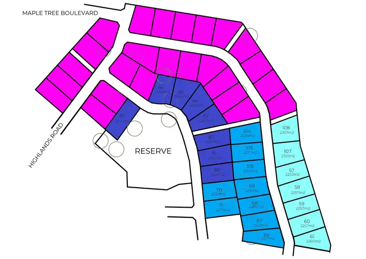 Floorplan of Homely land listing, LOT 67 Samaria Views, Mansfield VIC 3722