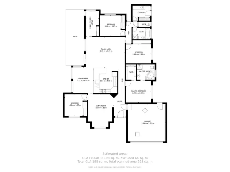 Floorplan of Homely house listing, 27 HENDERSON STREET, Yarrawonga VIC 3730