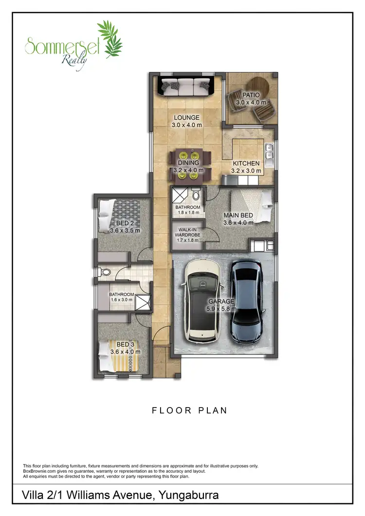 Floorplan of Homely house listing, 2/1 Williams Avenue, Yungaburra QLD 4884