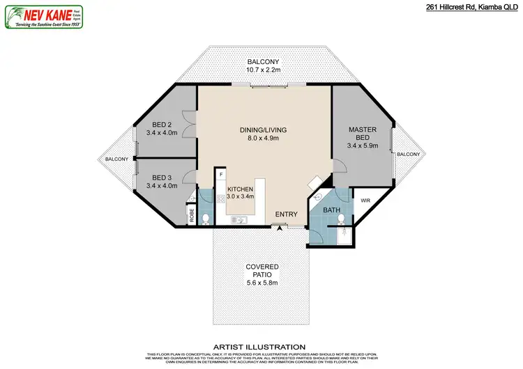 Floorplan of Homely rural property listing, 261 Hillcrest Road, Kiamba QLD 4560