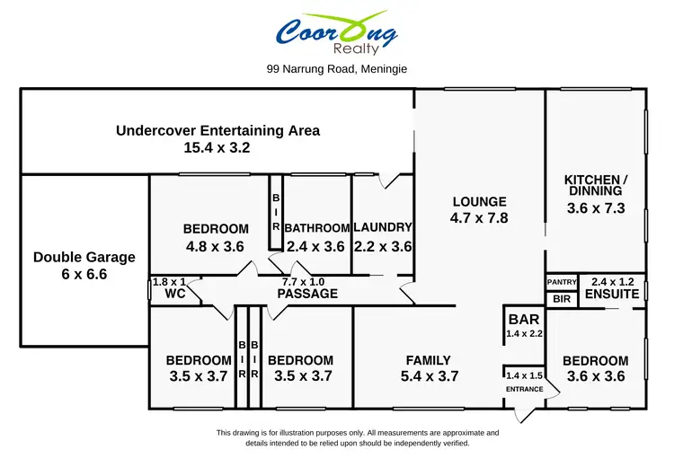 Floorplan of Homely rural property listing, 99 Narrung Road, Meningie SA 5264