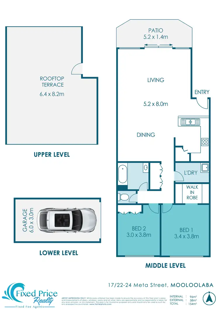 Floorplan of Homely unit listing, 17/22 Meta Street, Mooloolaba QLD 4557