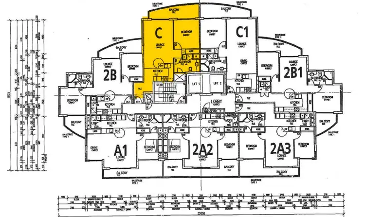 Floorplan of Homely apartment listing, 803/2988 Surfers Paradise Boulevard, Surfers Paradise QLD 4217
