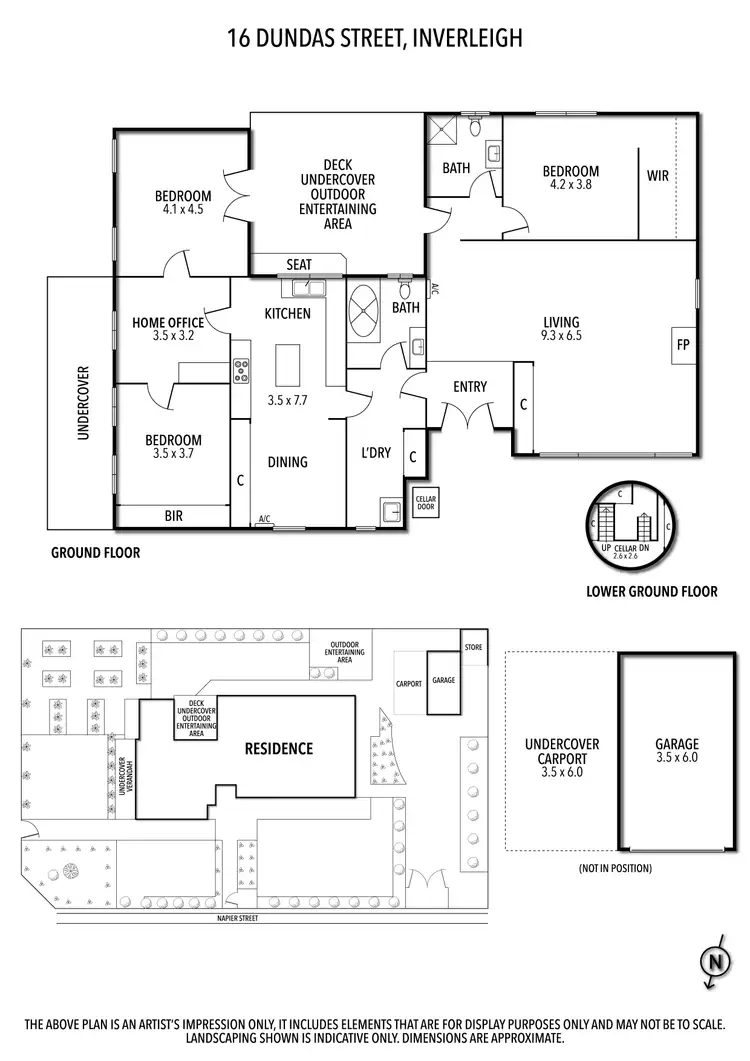 Floorplan of Homely house listing, 16 DUNDAS STREET, Inverleigh VIC 3321