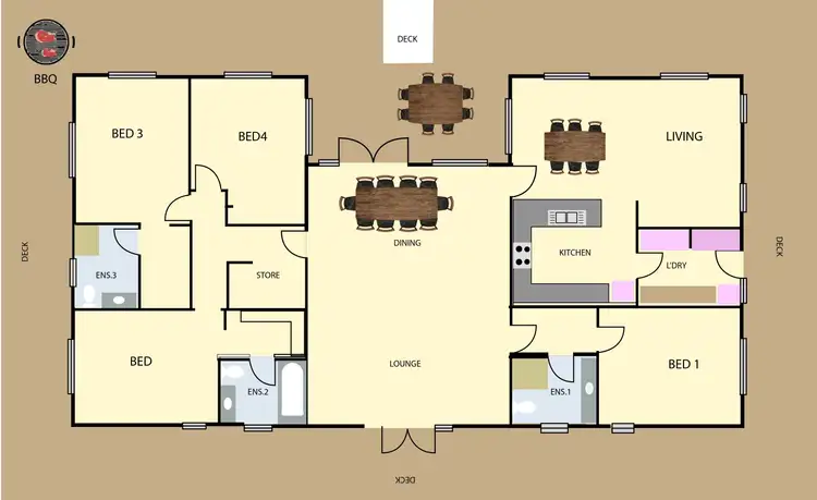 Floorplan of Homely rural property listing, 19 Godwills Road, Mansfield VIC 3722