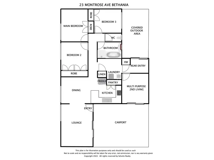 Floorplan of Homely house listing, 23 Montrose Avenue, Bethania QLD 4205