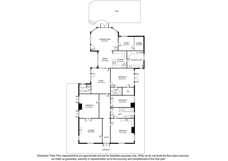 Floorplan of Homely house listing, 48 Yahl Main Road, Yahl SA 5291