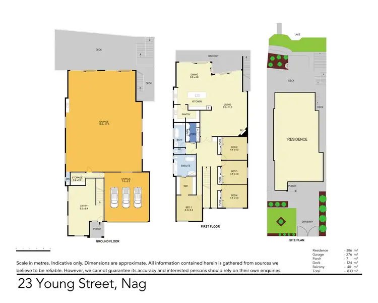 Floorplan of Homely house listing, 23 YOUNG STREET, Nagambie VIC 3608