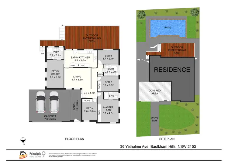 Floorplan of Homely house listing, 36 Yetholme Avenue, Baulkham Hills NSW 2153