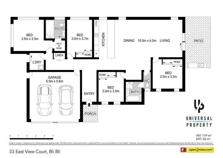 Floorplan of Homely house listing, 33 East View Court, Bli Bli QLD 4560