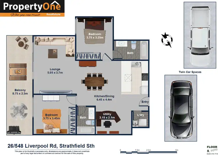 Floorplan of Homely apartment listing, 26/548 Liverpool Road, Strathfield South NSW 2136
