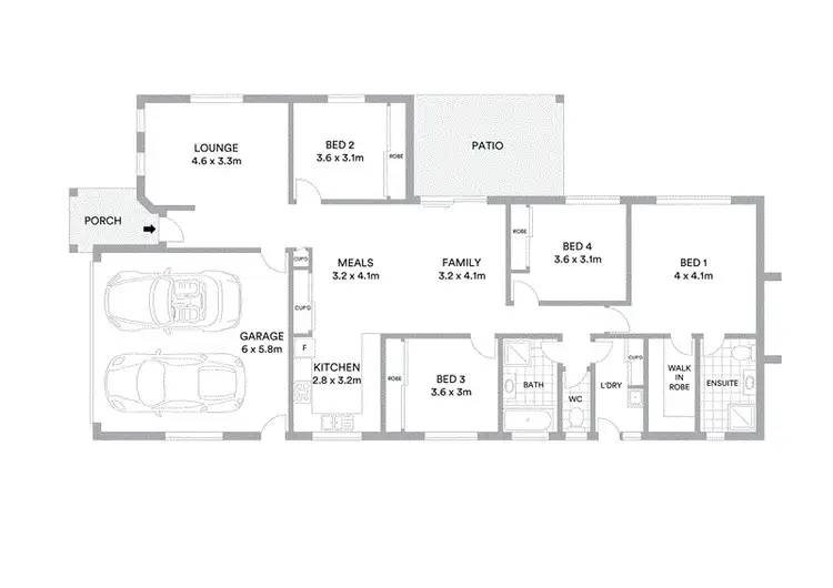 Floorplan of Homely house listing, Address available on request