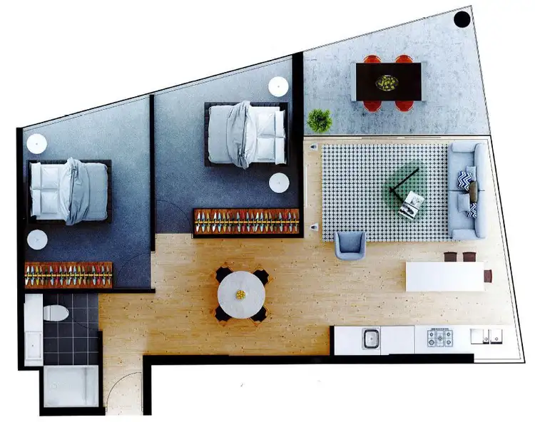 Floorplan of Homely apartment listing, 906/421 King William Street, Adelaide SA 5000
