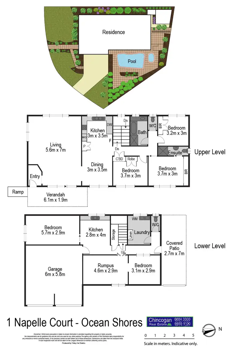 Floorplan of Homely house listing, 1 Napelle Court, Ocean Shores NSW 2483