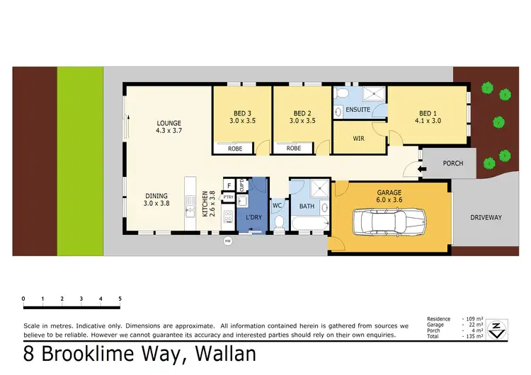 Floorplan of Homely house listing, 8 Brooklime Way, Wallan VIC 3756