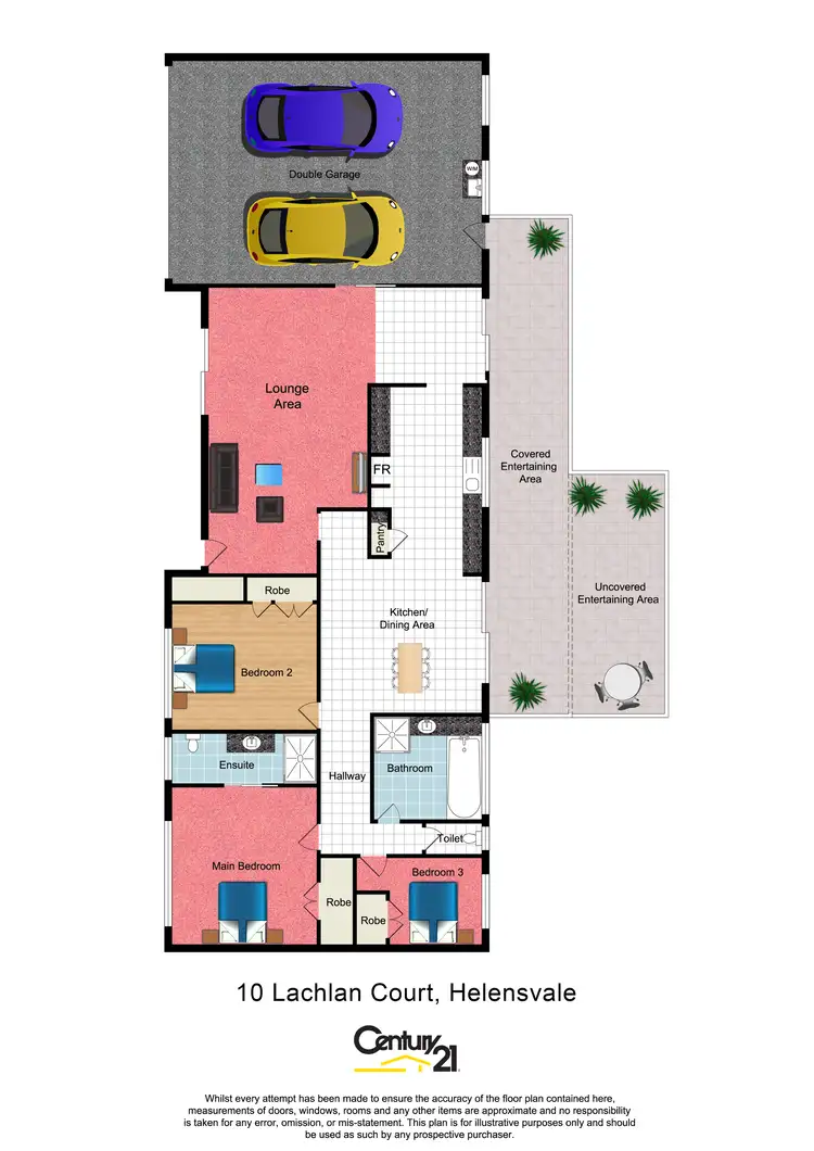Floorplan of Homely house listing, 10 Lachlan Court, Helensvale QLD 4212