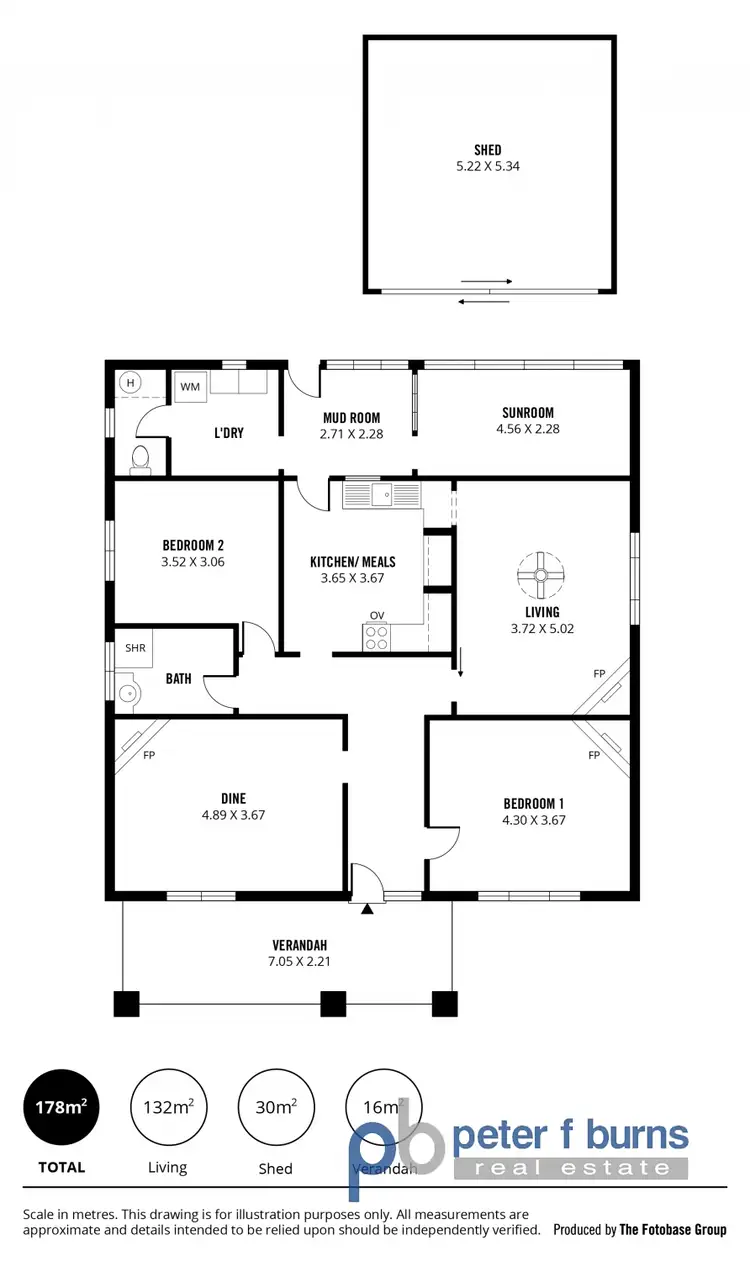 Floorplan of Homely house listing, 6 Parry Avenue, Somerton Park SA 5044