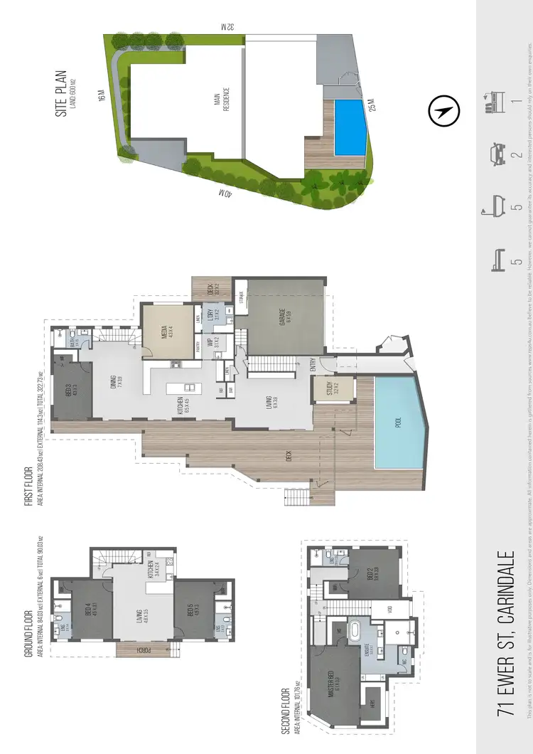 Floorplan of Homely house listing, 71 Ewer Street, Carindale QLD 4152