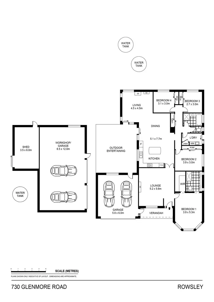 Floorplan of Homely house listing, 730 Glenmore Road, Rowsley VIC 3340