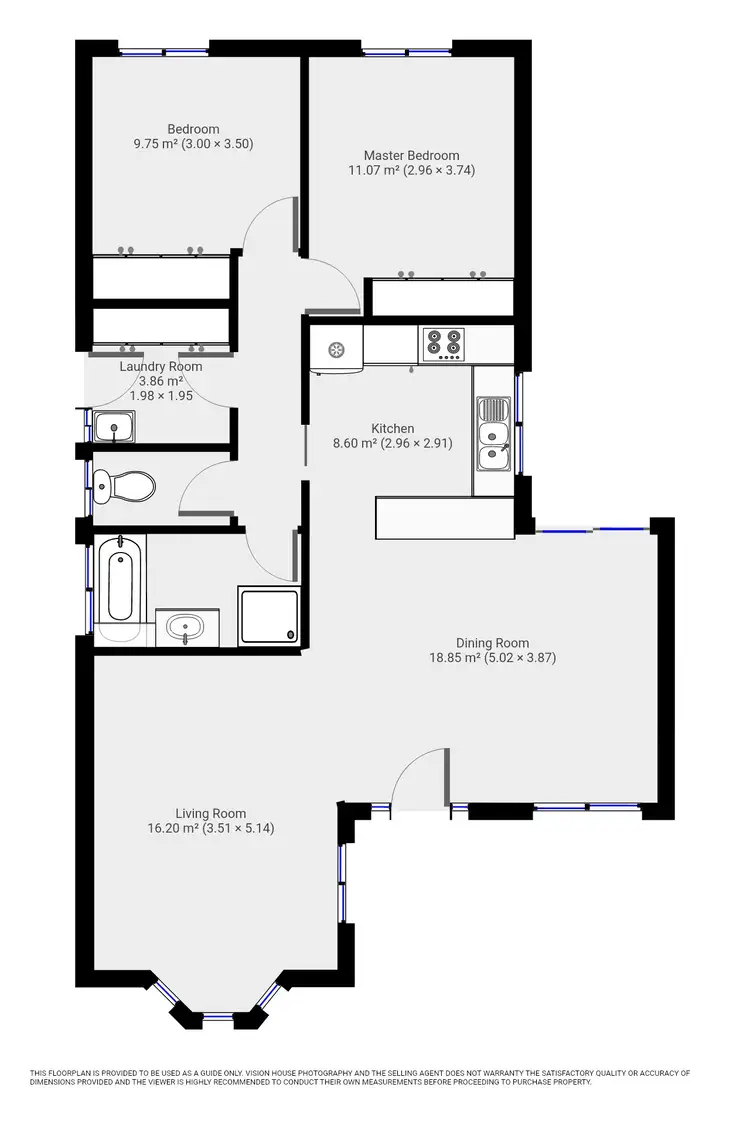 Floorplan of Homely townhouse listing, 2/883-885 Fifteenth Street, Mildura VIC 3500