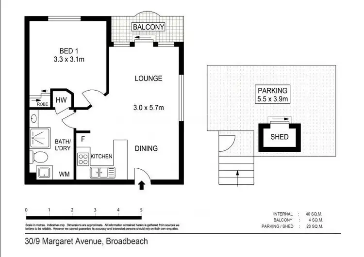 Floorplan of Homely unit listing, 30/9 Margaret Avenue, Broadbeach QLD 4218