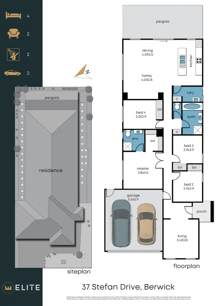 Floorplan of Homely house listing, 37 Stefan Drive, Berwick VIC 3806
