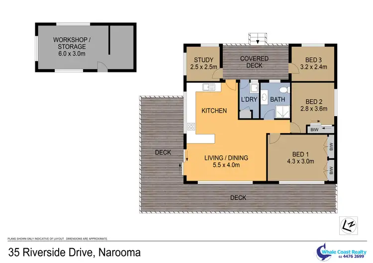 Floorplan of Homely house listing, 35 Riverside Drive, Narooma NSW 2546
