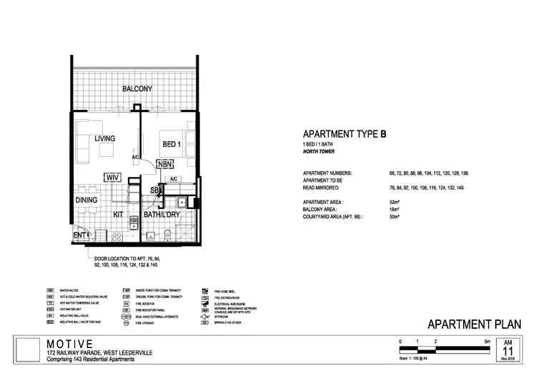 Floorplan of Homely apartment listing, 66/172 Railway Parade, West Leederville WA 6007