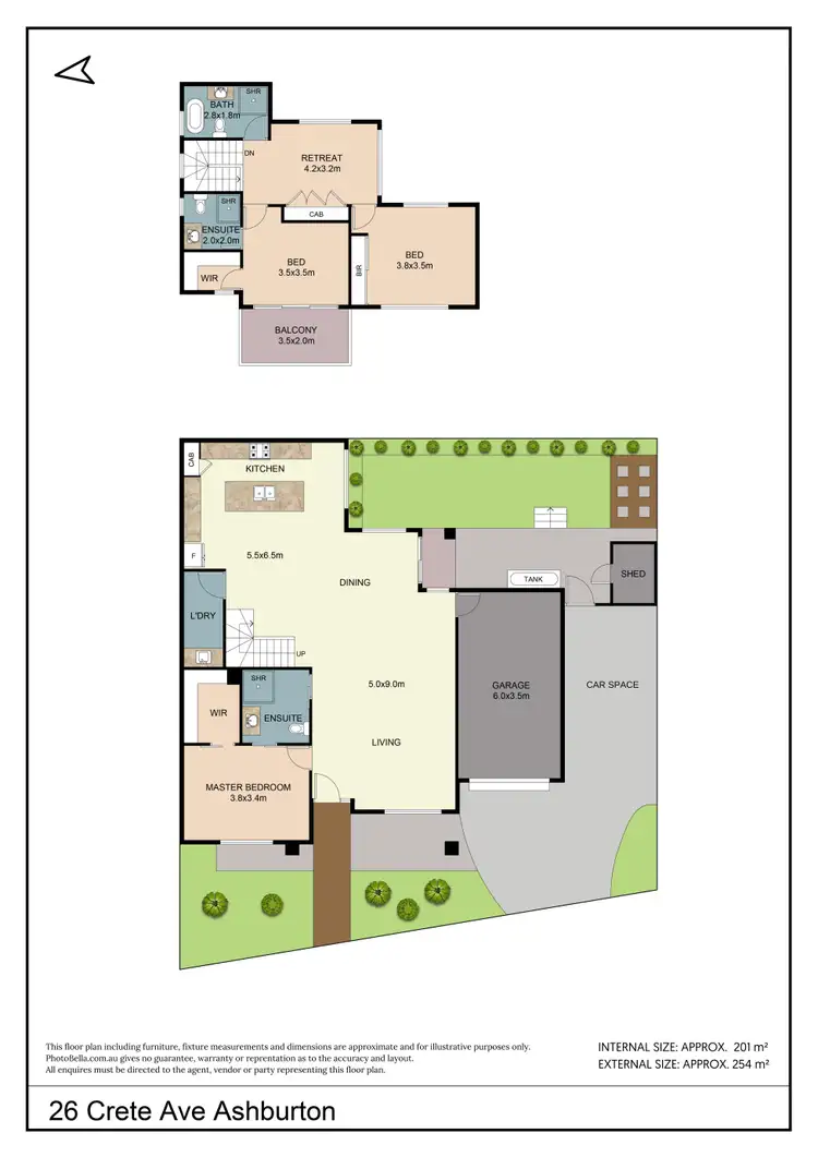 Floorplan of Homely house listing, 26 Crete Avenue, Ashburton VIC 3147