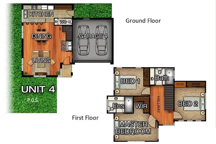 Floorplan of Homely townhouse listing, 4/38 Manoon Road, Clayton South VIC 3169