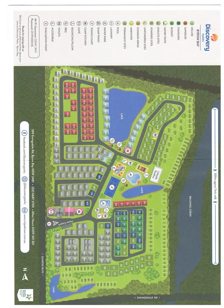 Floorplan of Homely unit listing, 165/399 Ewingsdale Road, Byron Bay NSW 2481