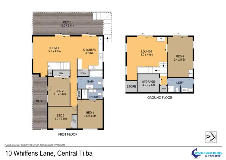 Floorplan of Homely house listing, 10 Whiffens Lane, Central Tilba NSW 2546