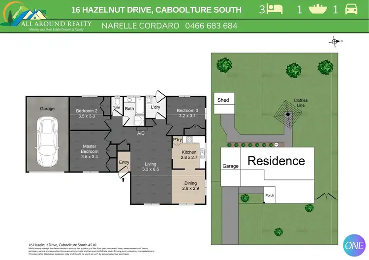 Floorplan of Homely house listing, 16 Hazelnut Drive, Caboolture South QLD 4510