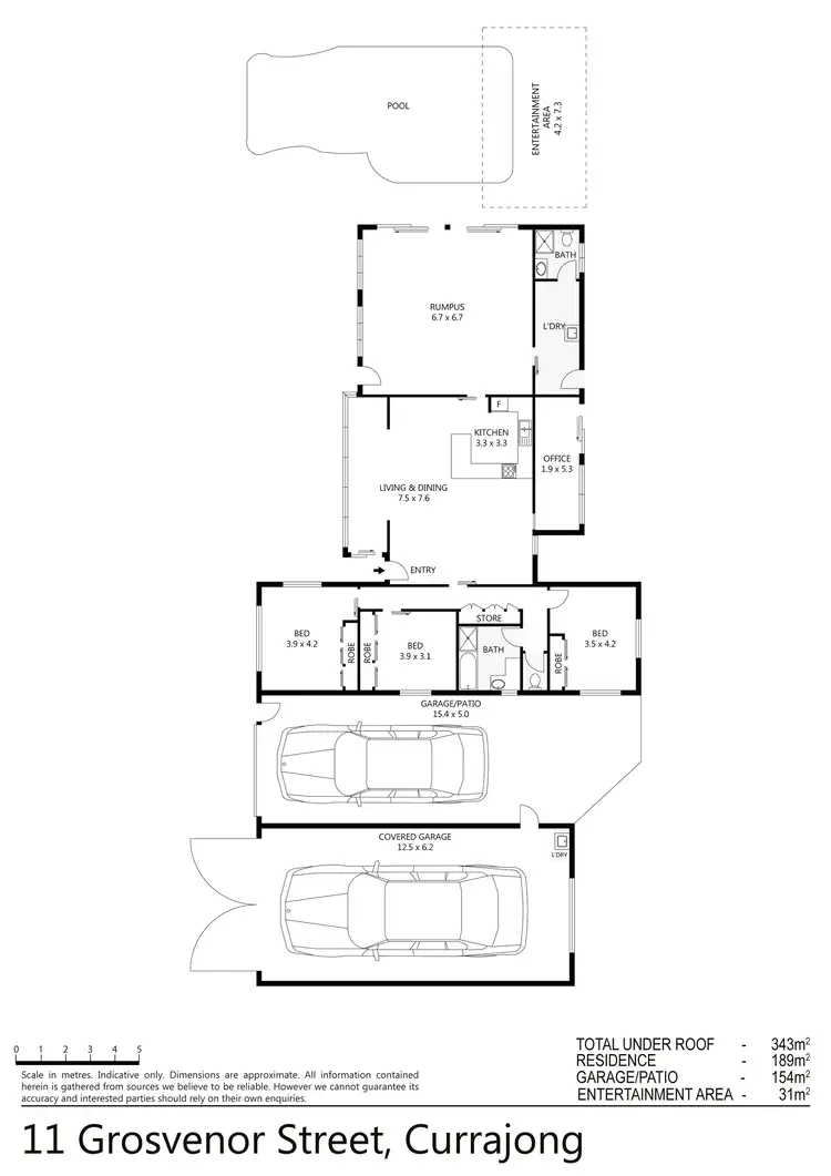 Floorplan of Homely house listing, 11 Grosvenor Street, Currajong QLD 4812