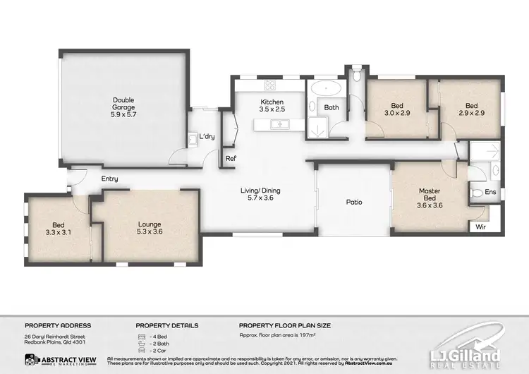 Floorplan of Homely house listing, 26 Daryl Reinhardt Street, Redbank Plains QLD 4301