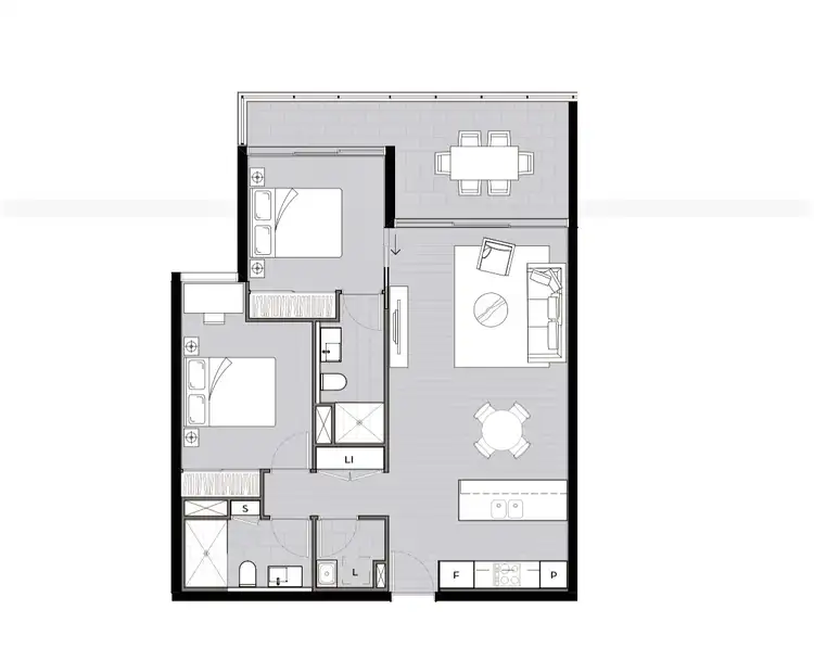 Floorplan of Homely apartment listing, 258 Stanhill Drive, Surfers Paradise QLD 4217