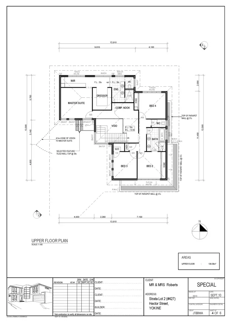 Floorplan of Homely house listing, 427B Hector Street, Yokine WA 6060