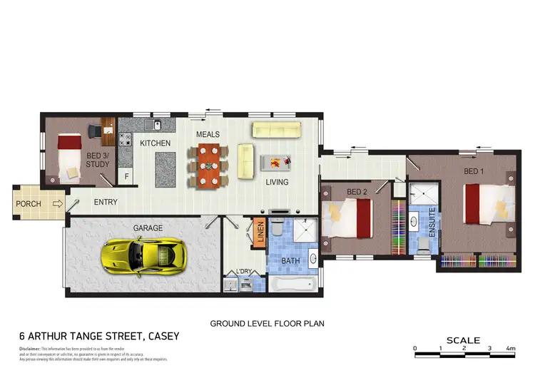 Floorplan of Homely house listing, 6 Arthur Tange Street, Casey ACT 2913