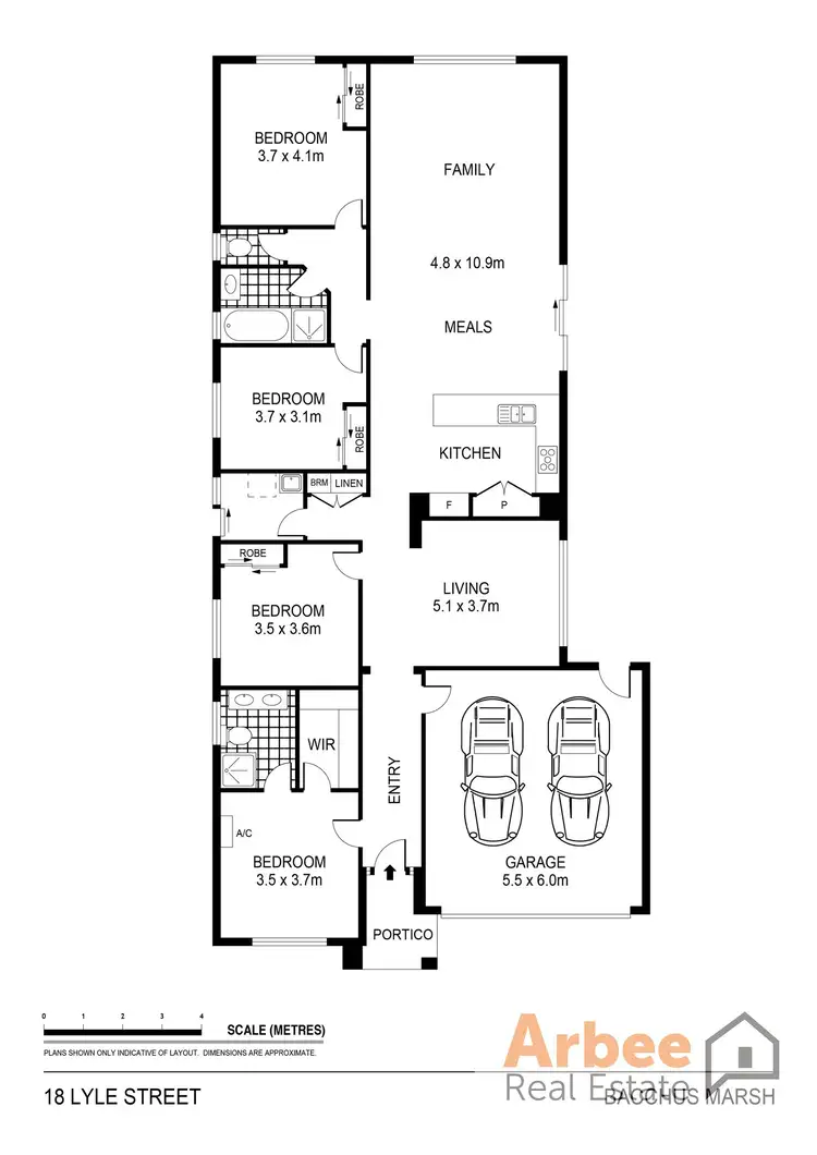 Floorplan of Homely house listing, 18 Lyle Street, Bacchus Marsh VIC 3340