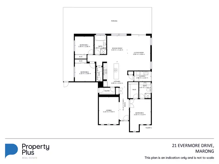 Floorplan of Homely house listing, 21 Evermore Drive, Marong VIC 3515