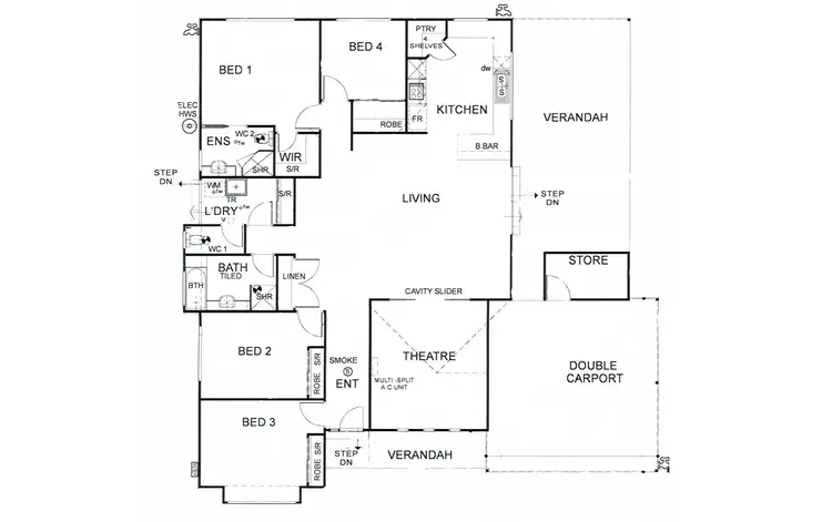 Floorplan of Homely house listing, 44 Honeyeater Loop, Djugun WA 6725