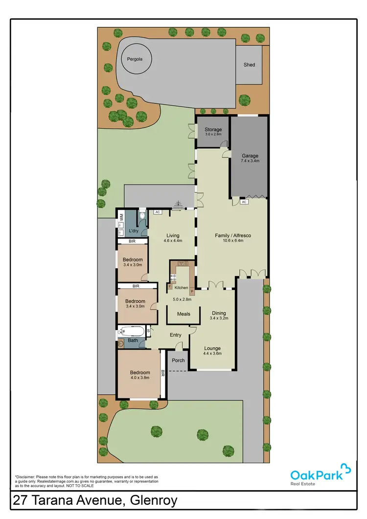 Floorplan of Homely house listing, 27 Tarana Avenue, Glenroy VIC 3046