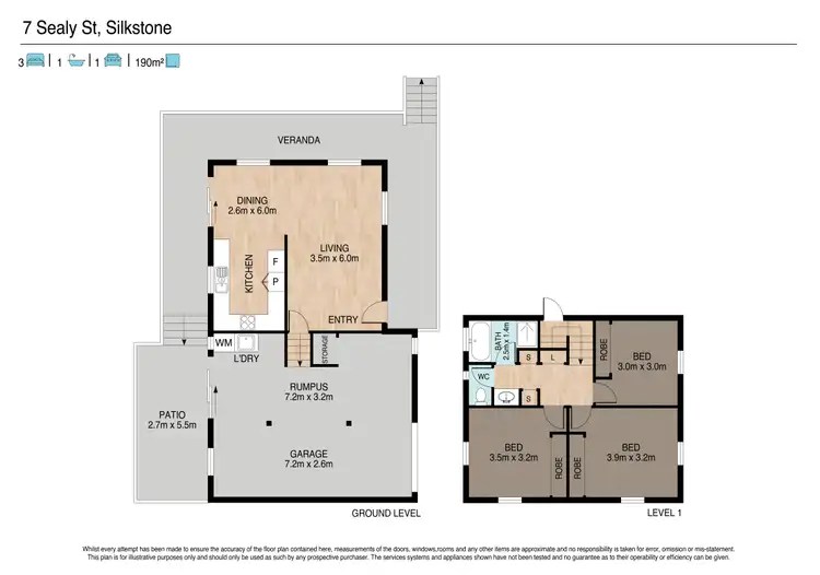 Floorplan of Homely house listing, 7 Sealy Street, Silkstone QLD 4304