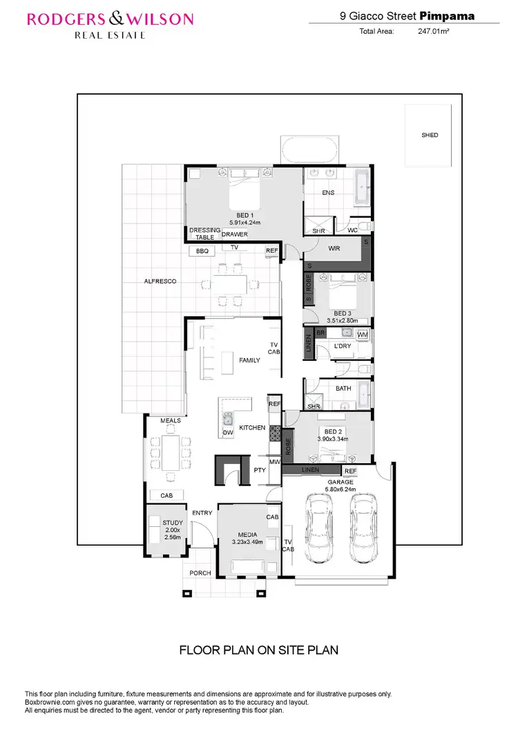 Floorplan of Homely house listing, 9 Giacco Street, Pimpama QLD 4209