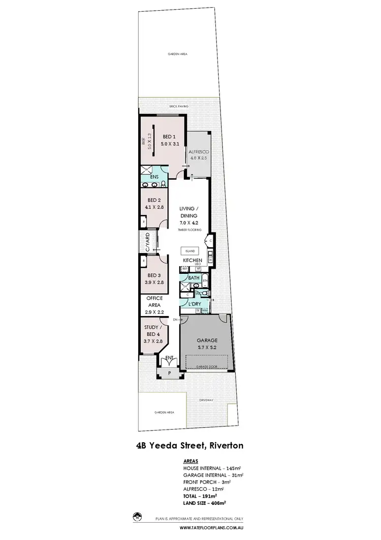 Floorplan of Homely house listing, 4B Yeeda Street, Riverton WA 6148