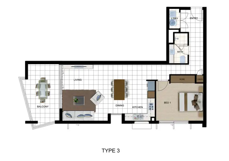Floorplan of Homely apartment listing, 70 Carl Street, Woolloongabba QLD 4102