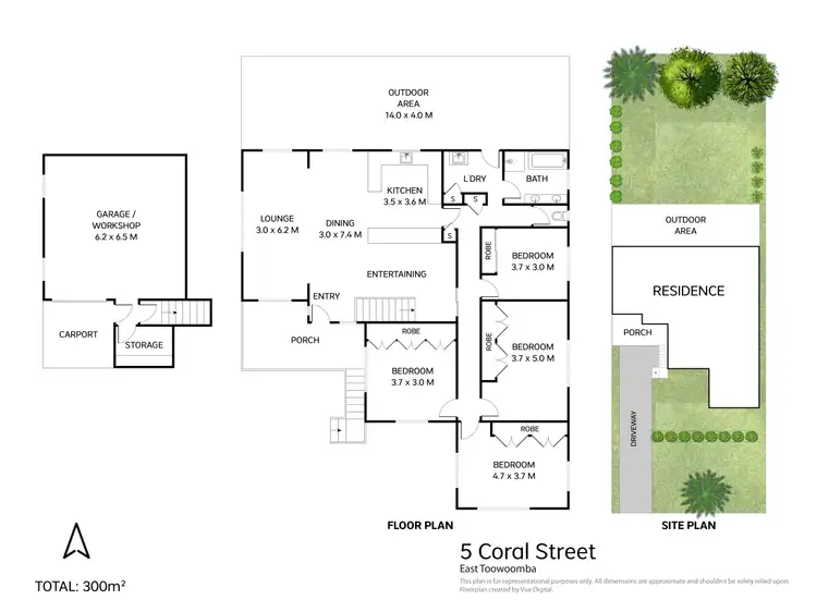 Floorplan of Homely house listing, 5 Coral Street, East Toowoomba QLD 4350
