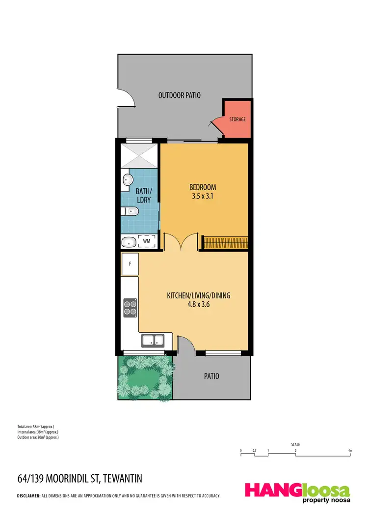 Floorplan of Homely unit listing, 64/139 Moorindil Street, Tewantin QLD 4565